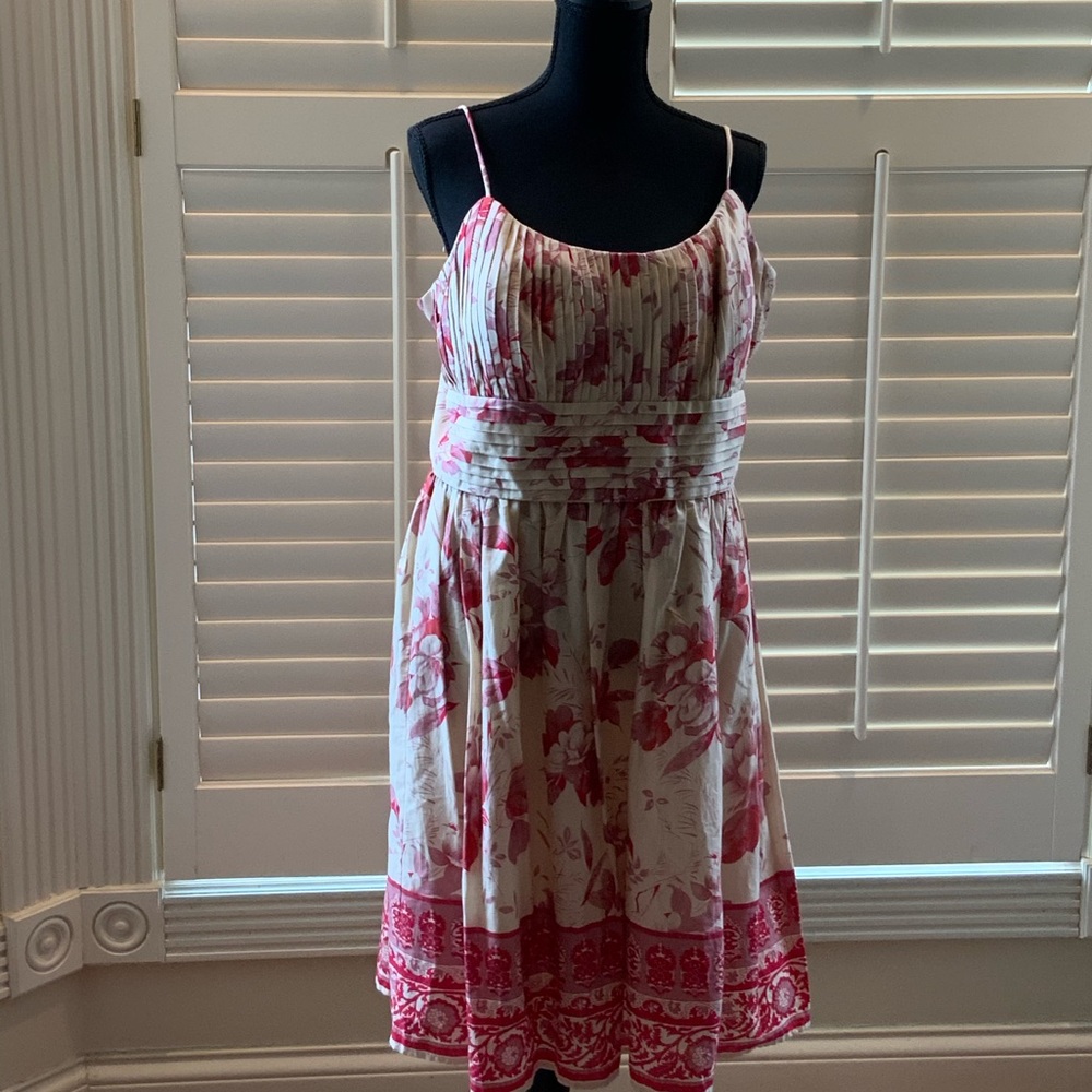 Gorgeous strapped cotton print sundress size 16
